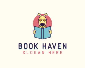 Pet Dog Book logo design