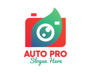 Photography Leaf Camera Logo