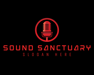 Mic Sound Podcast logo design