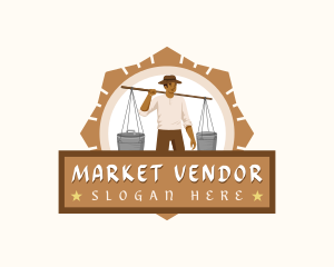 Filipino Taho Vendor logo design