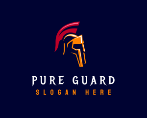 Gladiator Spartan Warrior logo design