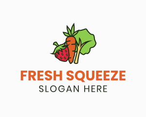 Fruits Vegetable Farm logo design