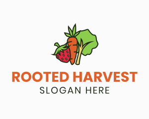 Fruits Vegetable Farm logo design