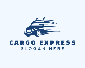 Blue Express Trucking logo design