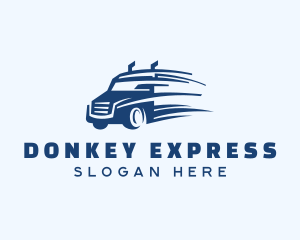 Blue Express Trucking logo design