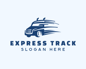 Blue Express Trucking logo design