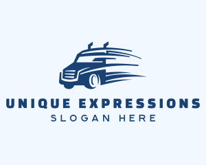 Blue Express Trucking logo design