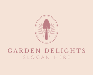 Garden Spade Shovel logo design