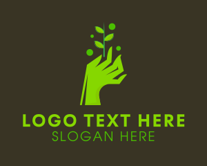 Tree Planting Hand  logo