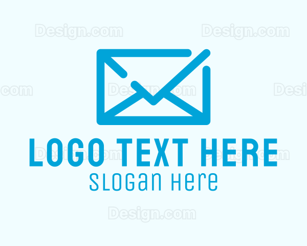 Simple Envelope Mail Checkmark Logo