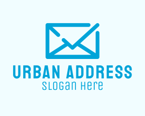 Simple Envelope Mail Checkmark logo