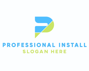 Professional Letter P Company  logo design