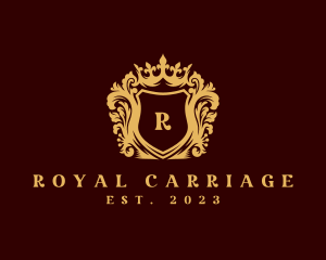 Regal Crown Shield logo design