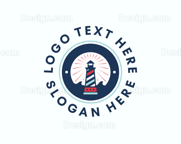 Lighthouse Beacon Tower Logo