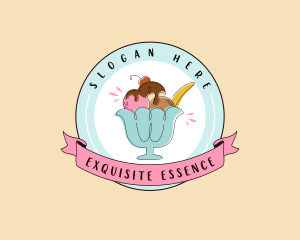 Ice Cream Gelato Dessert logo