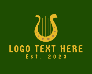 Horseshoe Harp Lyre logo