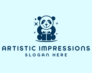 Toy Gift Panda logo design