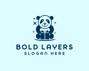 Toy Gift Panda logo design