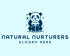 Toy Gift Panda logo design