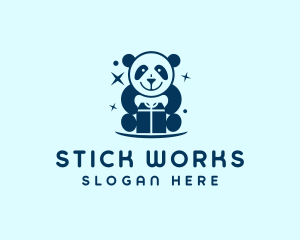 Toy Gift Panda logo design