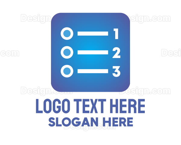 Blue List App Logo