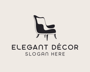 Chair Furniture Decor logo design