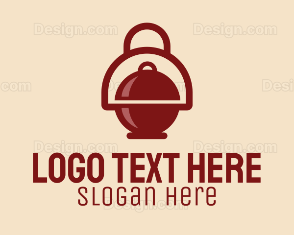 Round Barbecue Grill Logo