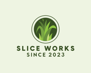 Grass Lawn Maintenance  logo design