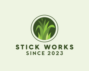 Grass Lawn Maintenance  logo design