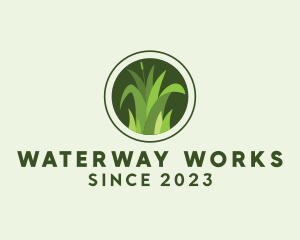 Grass Lawn Maintenance  logo design