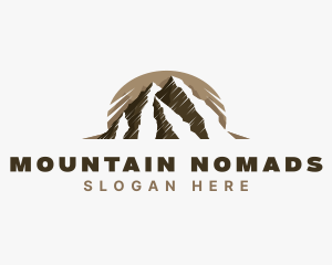 Mountain Summit Hiking logo design