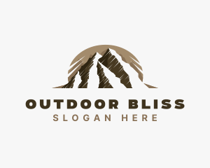 Mountain Summit Hiking logo design