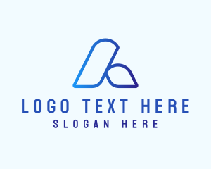 Digital Tech Letter A Logo