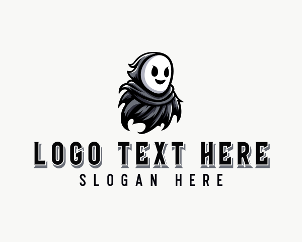 Spooky logo example 4