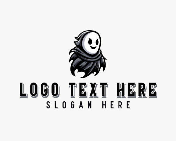 Spooky Phantom Ghost logo