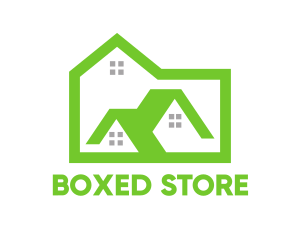 Green Box House logo design