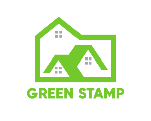 Green Box House logo design