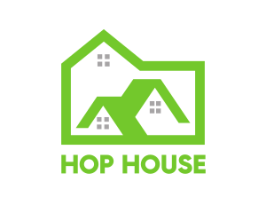 Green Box House logo design