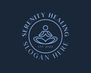 Meditation Yoga Reiki logo design