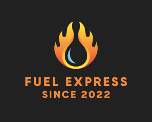 Fuel Fire Petroleum Gas logo