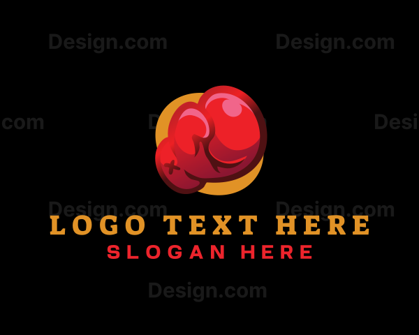 Sport Boxing Gloves Logo