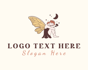 Folklore Woman Fairy logo