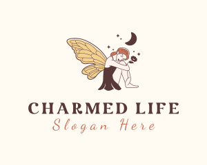 Folklore Woman Fairy logo