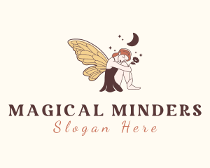 Folklore Woman Fairy logo design