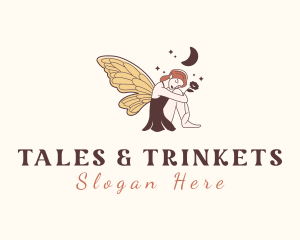 Folklore Woman Fairy logo