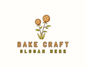 Flower Cookies Plant logo design