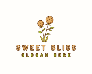 Flower Cookies Plant logo design