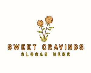 Flower Cookies Plant logo