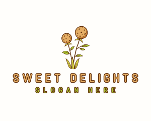 Flower Cookies Plant logo design