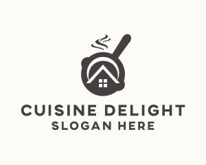 Cooking Pan Restaurant logo design